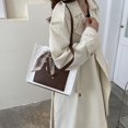 thumbnail image 5 of Fashionable Elegant PU Shoulder Bag Women Zipper Closure Handbag with Scarf Decoration for Party Coffee Free Size, 5 of 8