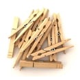 thumbnail image 2 of Pinzas de madera LWR CRAFTS, tamaño grande, 8,4 cm, 30 unidades (naturales), 2 of 9