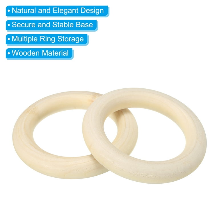 Unfinished shop wood rings