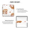 thumbnail image 4 of Uemuo Squirrel Giving A Gift Tissue Box Cover Holder, Square with Bottom Belt - PVC Leather Decorative Organizer for Tabletop, Bathroom, Car, Office, 4 of 8