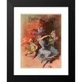 thumbnail image 2 of Jules Chéret 11x14 Black Modern Framed Museum Art Print Titled - Illustrated Paris, 2 of 5
