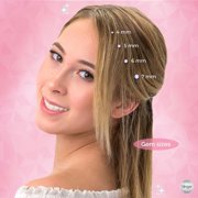 blinger® On The Go Mini Gem Stamper with 80 Hair Safe Jewels Perfect Gifts for Kids, Girls - Pink