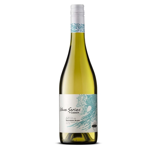 Caja de 12 Vino Blanco Wave Series By Carmen Sauvignon Blanc 750 ml Wave Series By Carmen Sauvignon Blanc