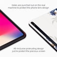 thumbnail image 4 of ELEHOLD Flip Leather Case for Samsung Galaxy Tab S8/S7 11.0" (X700/X706/T870/T875) Beautiful Flowers Floral Pattern Kickstand Function Magnetic Shockproof Anti-Scratch Slim Case,F, 4 of 6