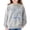 Gray, variant on Girls Bow Print Sweatshirt Cute Long Sleeve Pullover Top for Kids Teens Fleece Lined Crew Neck Sweatshirts Casual Wear 3-4 Years Purple