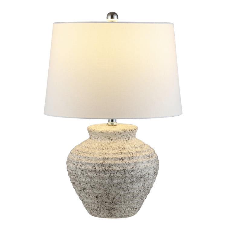 Safavieh Ledger Ceramic Table Lamp, Light Gray photo 4