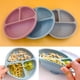 thumbnail image 2 of Plato de comedor de silicona con ventosa segura para bebé, platos de dibujos animados bonitos sólidos para niños, vajilla de entrenamiento para niños pequeños, cuencos de alimentación para niños Tan Jianjun unisex, 2 of 2