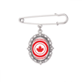 thumbnail image 1 of Cananda Maple and Independence Brooch Pin Dress Shirt Shawl Clips, 1 of 3
