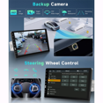 thumbnail image 3 of Single Din Car Stereo with Carplay Android Auto, 9 Inch HD Car Radio with Backup Camera Supports FM/AM Radio Mirror Link, 3 of 7