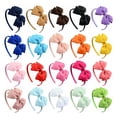 thumbnail image 1 of 20 Piezas Diadema con Nudo Diadema con Nudo y Lazo Diadema con Nudo para Niñas, 20 Colores, 1 of 5