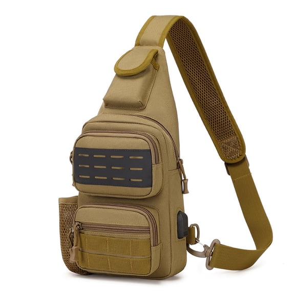 Advancent Bolso deportivo de hombro con tejido ecológico y carga transpirable. Ropa Deportiva, Zapatos caqui