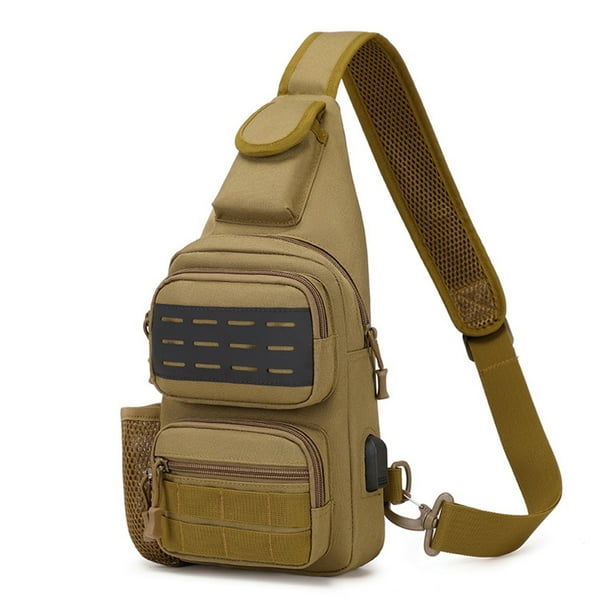 Advancent Bolso deportivo de hombro con tejido ecológico y carga transpirable. Ropa Deportiva, Zapatos caqui