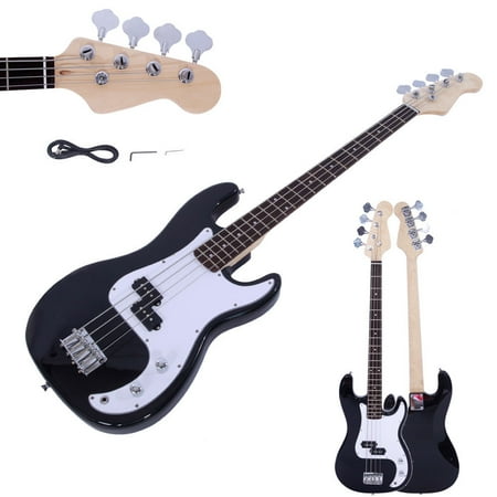 Model 5 String Bass - GHP Black Basswood Rosewood Thick Strings & Large String Tension Electric Bass Guitar