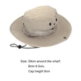 thumbnail image 1 of Sombrero de pescador informal con borde redondo para acampar al aire libre (caqui claro) Ndcxsfigh Para Estrenar, 1 of 2