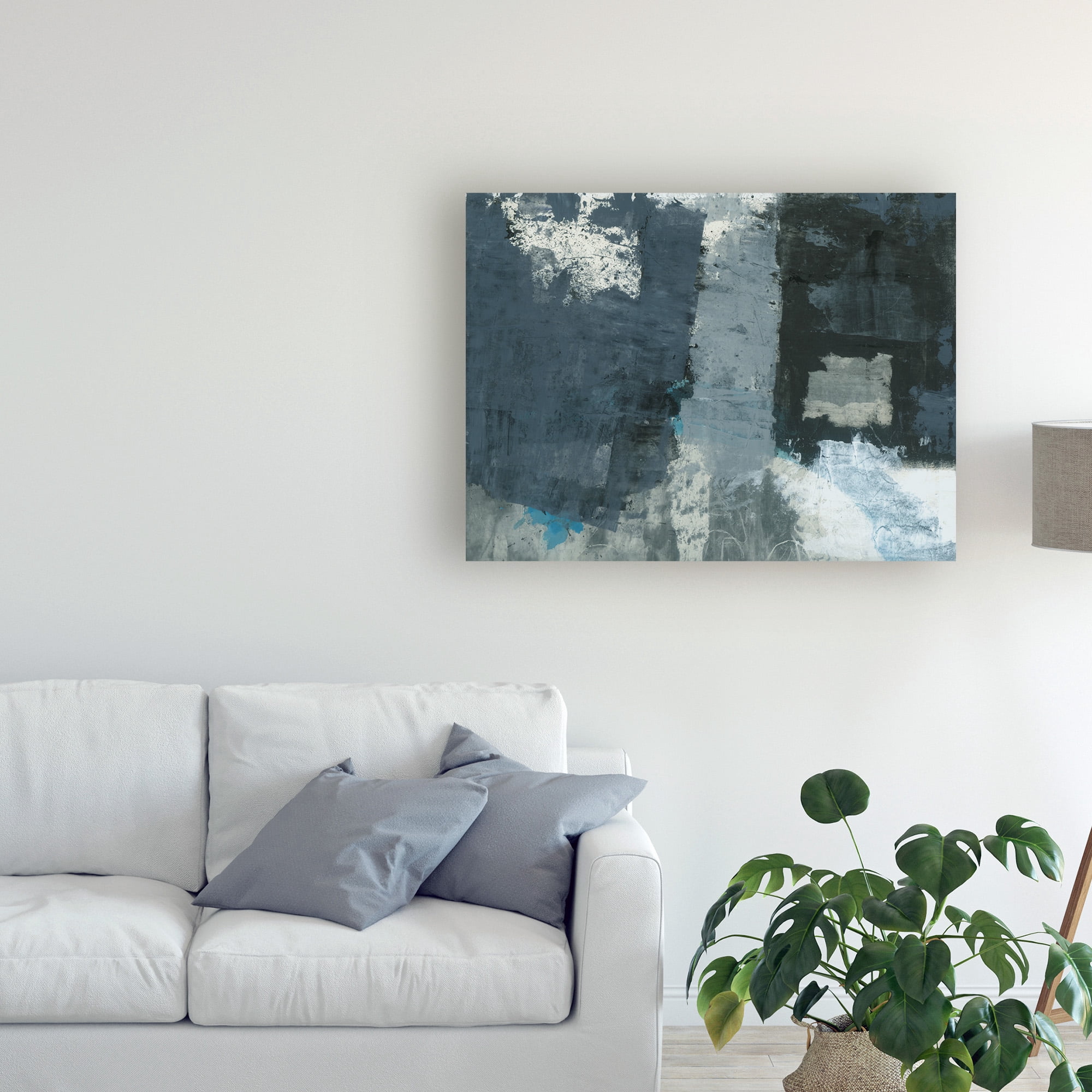 Trademark Fine Art 'Shades of Grey IV' Canvas Art by Elena Ray