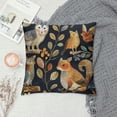 thumbnail image 2 of Qinduosi Animal Throw Pillow Covers,Owl Bird Pillow Cases Decorative Square Pillowcases for Home Bed Sofa Living Room Farmhouse Outdoor, 2 of 5