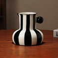 thumbnail image 2 of Elegant Striped Vase for Home Modern Flower Display Unique Centerpiece Ideal for Housewarming Wedding Anniversary, 2 of 3