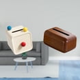 thumbnail image 2 of CoudarTitie Multifunctional Rectangular Tissue Box Cover and Dispenser Organizer for Dining Room Kitchen Cars Accessories Facial Napkin Holder Toilet Paper Case 6.8x4.7x4inch Simple PP, 2 of 8