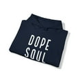thumbnail image 2 of Dope Soul. Yoga Lover Adult Navy Unisex Pullover Sweatshirt Hoodie with Sayings for Men Woman, 2 of 5