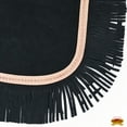 thumbnail image 4 of Hilason Western Bull Riding Chinks Chaps Adult Pro Rodeo Bronc Leather Black, 4 of 5
