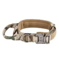 thumbnail image 2 of Spencer Dog Collar Soft Padded Breathable Nylon Dog Collars Adjustable Training Pet Collars with Control Handle & Metal Buckle for Medium Large Dogs (M, Camouflage), 2 of 8