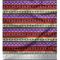 thumbnail image 1 of Soimoi Velvet Fabric Aztec Geometric Print Sewing Fabric Yard 58 Inch Wide, 1 of 3