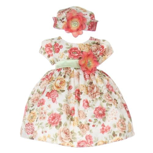 orange easter dress