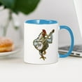 thumbnail image 3 of CafePress - Banjo Chicken Mugs - 11 oz Ceramic Mug - Novelty Coffee Tea Cup, 3 of 4