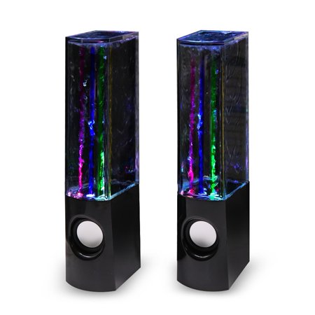 Dancing Water Mini Music Speaker, LED Speakers for