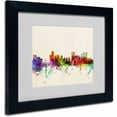 thumbnail image 1 of Trademark Fine Art "Winnipeg, Canada" by Michael Tompsett, Black Frame, 1 of 5