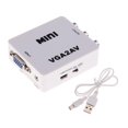 thumbnail image 4 of Adaptador de sonido perfke VGA a RCA AV Compatible Con 1080P NTSC PAL, 4 of 9