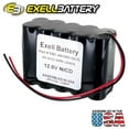 thumbnail image 3 of 2pc Exell 12V 1000mAh (10xAA) NiCd Battery Pack w/ Wire Leads, 3 of 4