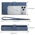 thumbnail image 4 of FALAN MULE Wallets for Women Trifold Wristlet Wallets Large Capacity RFID Blocking Ladies Purse Credit Card Holder, 4 of 7
