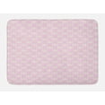 thumbnail image 1 of Easter Bunny Bath Mat, Rabbit with Ribbons Floral Spring Themed Soft Pink Tones Animals, Plush Bathroom Decor Mat with Non Slip Backing, 29.5" X 17.5", Rose Champagne, by Ambesonne, 1 of 2