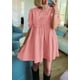 thumbnail image 4 of Vestido PRETTYGARDEN Babydoll para mujer, con pajarita en forma de A, para mujer, 4 of 8