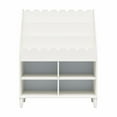 thumbnail image 5 of Cloud Kids' Bookshelf with Toy Storage Organizer, White, 5 of 9