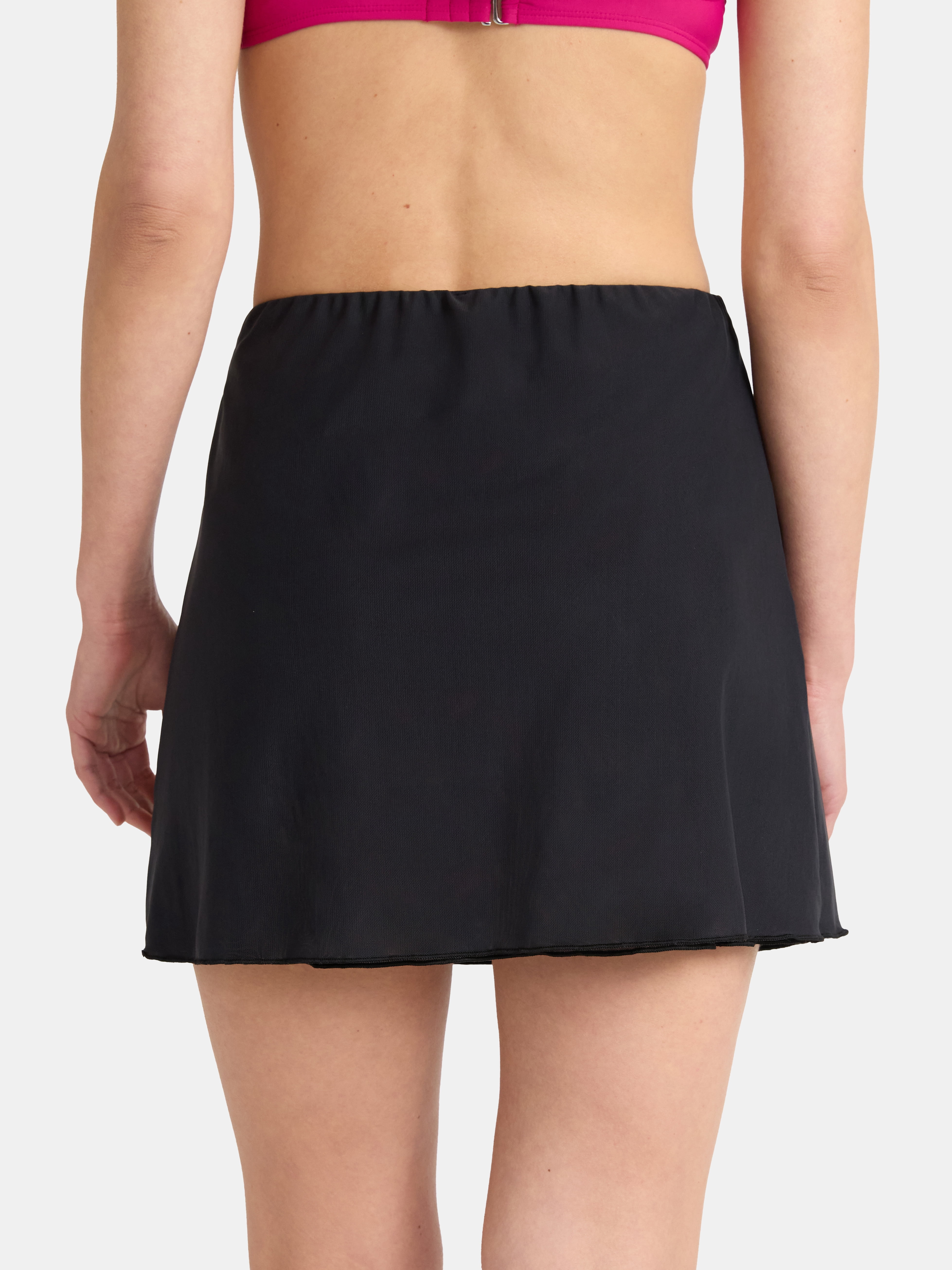 No Boundaries Mesh Coverup Skirt, Women’s