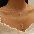 thumbnail image 4 of Collar para mujer, joyería para mujer, joyería para mujer, collar europeo y nuevo de doble capa, colgante femenino, 4 of 5