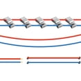 thumbnail image 6 of Uxcell 15Pcs Trailer Wiring Clips, 0.8" Length Solar Panel Wire Clips Stainless Steel Double Wire Trailer Wire Clips, 6 of 6