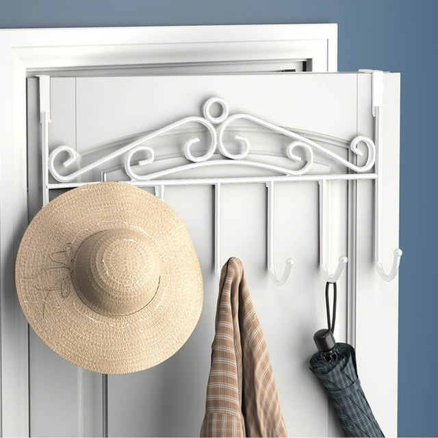 Boreal Craft Over The Door Hook Over Door Hanger For Coat Towel Bag Robe Home Organization And Storage Must Haves Small Drying Rack Pot Drainer Rack Silicone Collapsible Cup Dish Tray Drying Rack