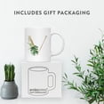 thumbnail image 4 of Koyal Wholesale Ceramic Coffee Mug, Exotic Tropical Monogram, Letter V, 4 of 5