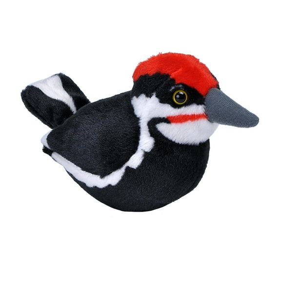 Wild Republic Audubon Bird Pileated Woodpecker Stuffed Animal, 5.5 Inches