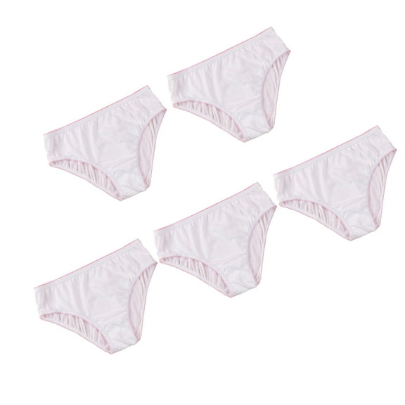 jojofuny 5Pcs Postpartum Pants Cotton Disposable Underpants for Women Soft and Breathable XXL