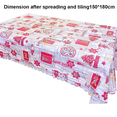 thumbnail image 2 of Christmas Tablecloth, Table Cover for Holidays, Party Decorations, 2 of 5