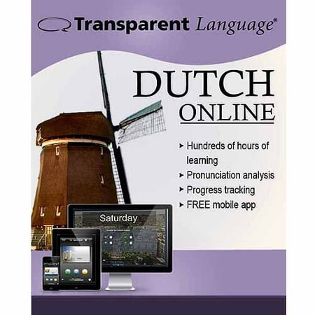 Transparent Language Online Dutch (12 Month) (Digital Code)
