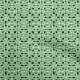 thumbnail image 1 of oneOone Cotton Poplin Twill Green Fabric Arabic Moroccan Sewing Material Print Fabric By The Yard 56 Inch Wide, 1 of 4