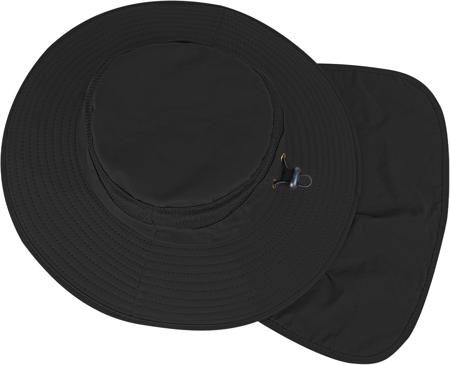 Stcylzfu Breathable UPF 50+ Fishing & Safari Hat with Wide Brim and Protective Neck Flap for Extended Sun Exposure