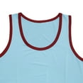 thumbnail image 7 of Sakmal Crew Neck Womens Tanks Blue Blue Solid Breathable Workout Muscle Camisole Tunic Tops, 7 of 7