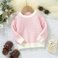 thumbnail image 4 of SXcggal Kids Sweater For Toddler Baby Boys Girls Knit Crewneck Sweater Kids Pullover Sweater Shirt Winter Warm Coat Warm stylish Soft Girls Tops, 4 of 9