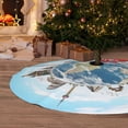 thumbnail image 6 of Sikiie World Travel 30-48 inches {designName} Print Christmas Tree Skirt Snowman Xmas Tree Skirt with Edge Christmas Decorations for Holiday Party48", 6 of 7